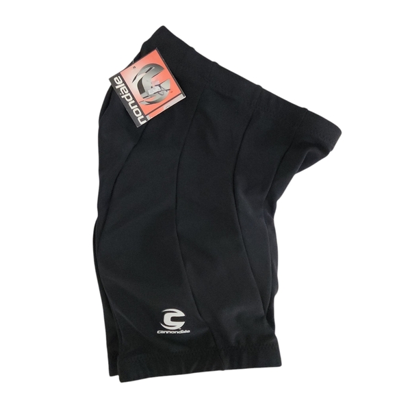 CANNONDALE Chrono Women's Padded Cycling Shorts Size Small Black NWT - Picture 1 of 11